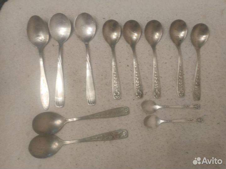 Мельхиоровые ложки СССР