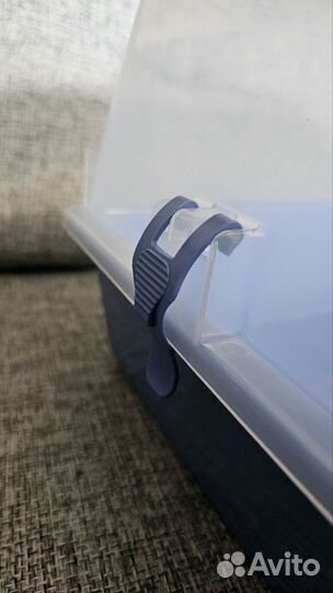 Террариум с полупрозрачной крышкой 42х31х23