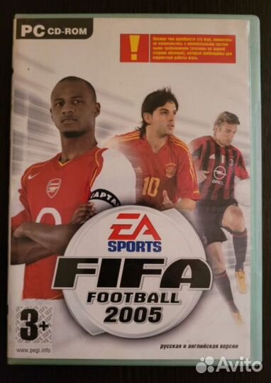 Fifa 2005 диск футбол игра