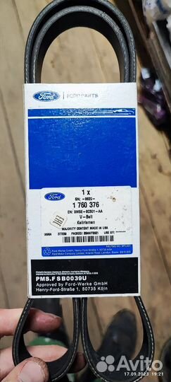 1760376 ford Ремень поликлиновый