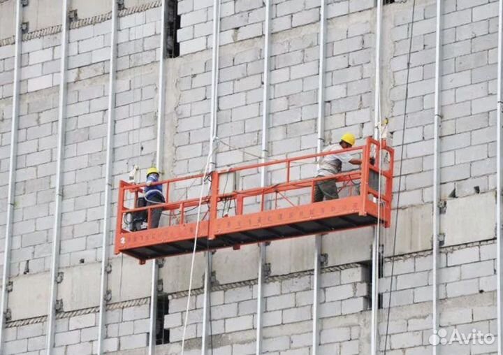 Монтаж фасадных подъёмников ZLP-639