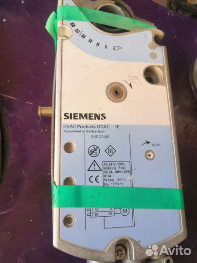 Электропривод воздушной заслонки. Сименс жма 7hm