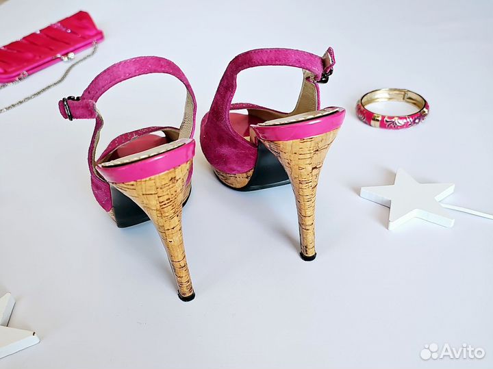 Босоножки женские 36 размер натуральная замша