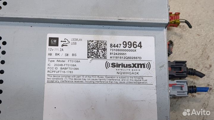 Блок управления радиоприемником Chevrolet Equinox 2017, 2019