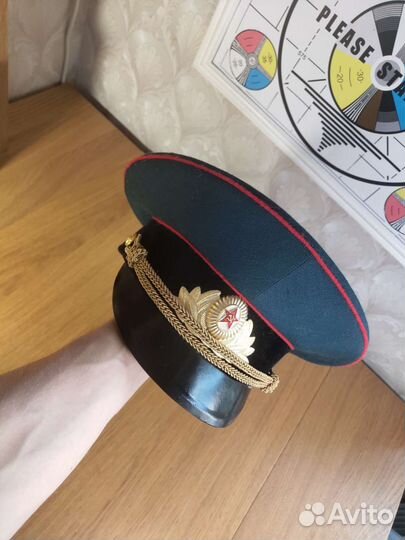 Фуражка офицера СССР танковые войска артиллерия 59