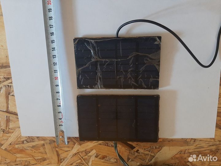 Солнечные панели батареи 2 штуки