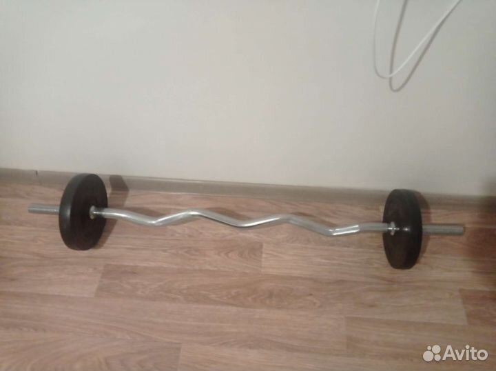 Штанга гриф блины бу