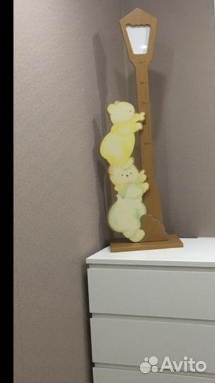 Итальянский напольный светильник с ростомером