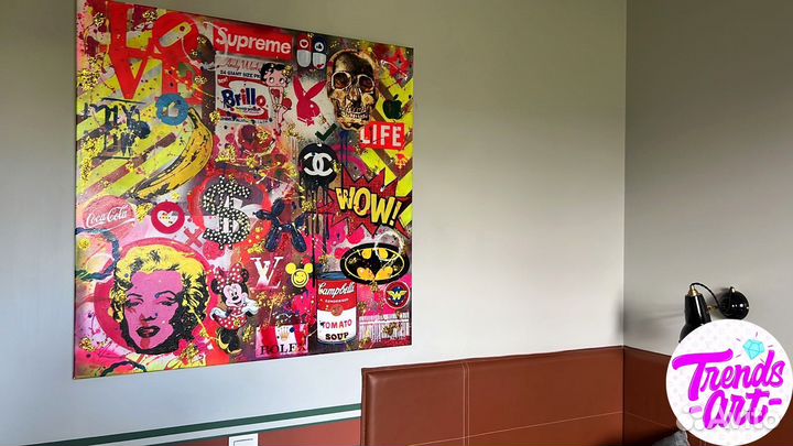 Большие яркие картины холст купить для интерьера