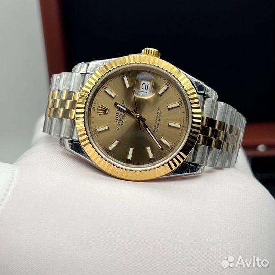 Rolex DateJust 41 желтое золото