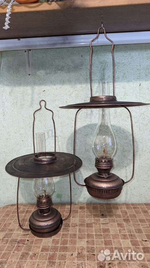 Керосиновая лампа старинная. Реставрация