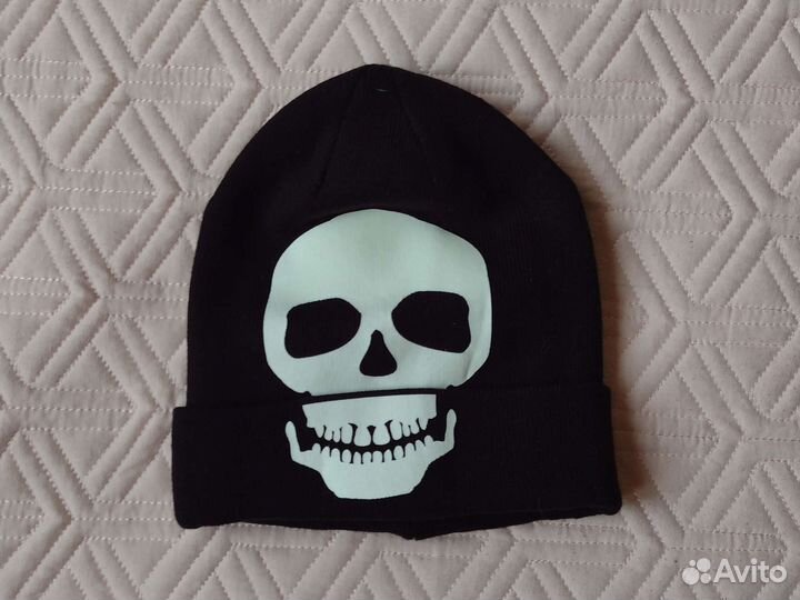 Новая деми шапка 92-104 H&M скелет 2-4г мальчика