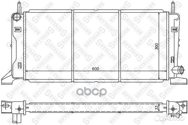 10-25086-SX радиатор системы охлаждения Ford E