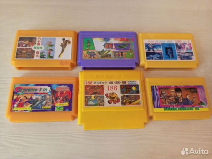 Картриджи dendy из 90х