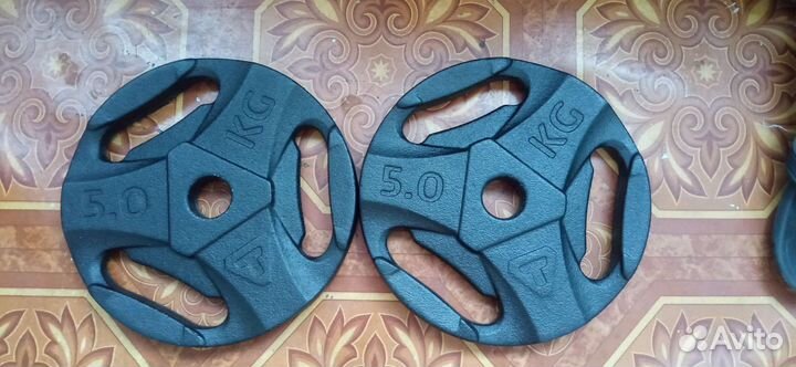 Блины Torneo 5 кг (чугунные)