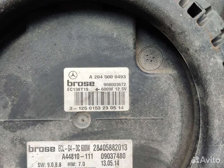 Мотор Вентилятор охлаждения на Mersedes CLS W 218