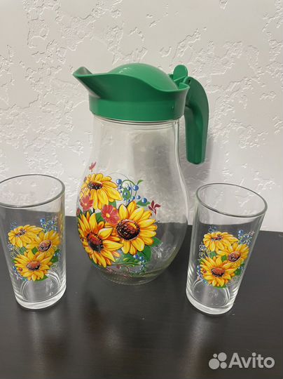 Кувшин и 2 стакана, новое
