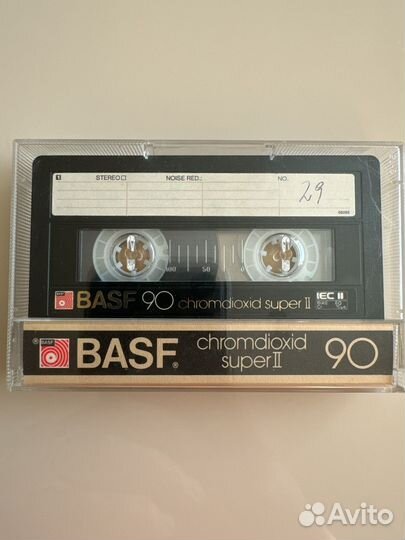 Аудиокассета Basf 90 chromdioxid super II 1983 Фрг