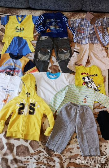 Вещи пакетом, на мальчика 3-4 года