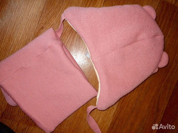 Комплект шапка снуд зима размер 46-50 девочке