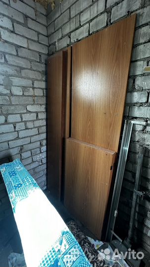 Кровать односпальная с матрасом б/у