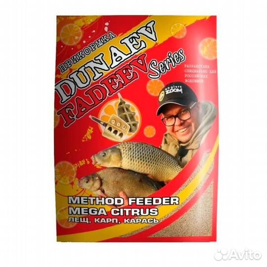 Прикормка dunaev fadeev 1кг Feeder Method Mega Cit