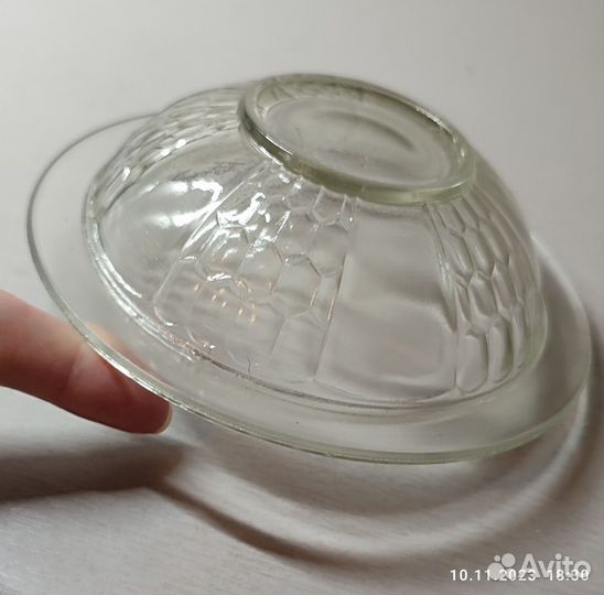 Конфетница, селедочница,салатник стекло СССР
