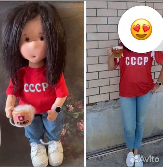 Кукла ручной работы по фото