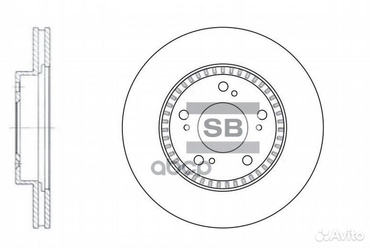 SD4101 диск тормозной передний Honda CR-V/Prel
