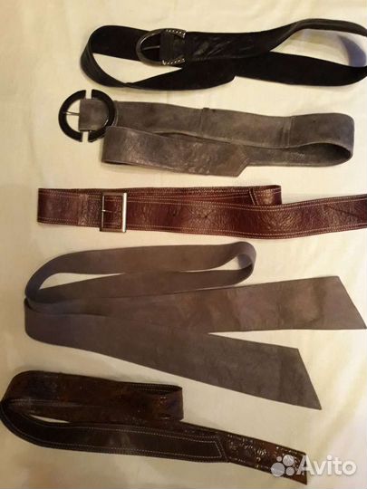 Пояса/ремни кожа,нубук, новые