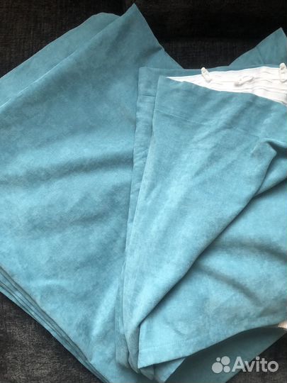 Плотные шторы 2 шт Estudi Blanco