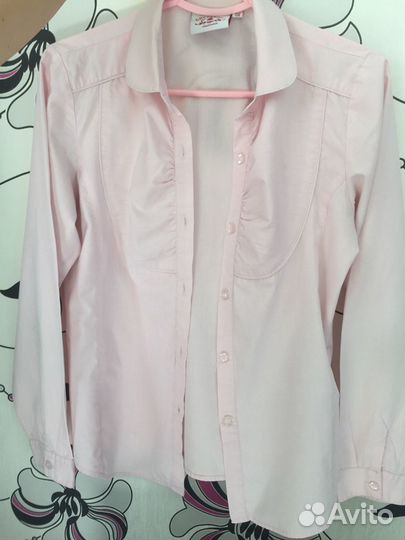 Блузка на девочку школьная