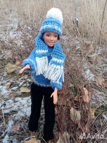 Одежда вязаная для куклы Barbie