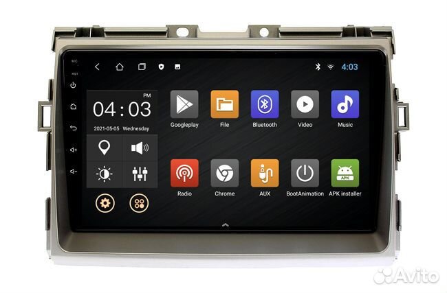 Штатная магнитола для Toyota Estima 2006-2016 на A