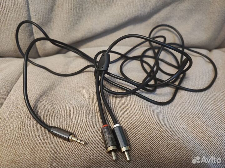 Кабель dexp 3.5 mm jack - RCA х2 черный