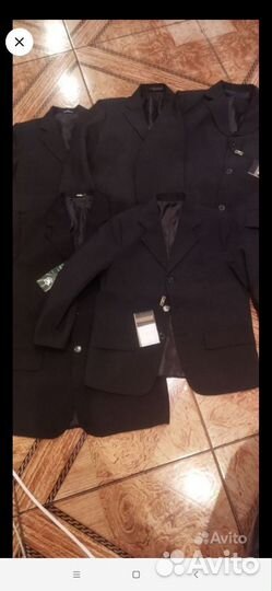Пиджак для мальчика 122-146