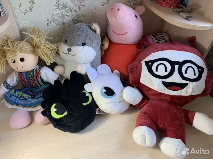 Мягкие игрушки и интерактивные