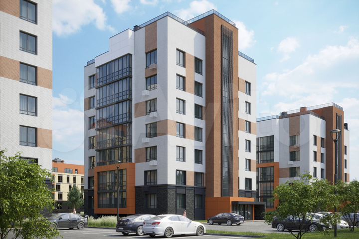 2-к. квартира, 77,2 м², 6/7 эт.
