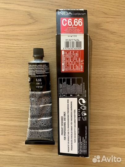 Краска для волос лореаль inoa 6.66