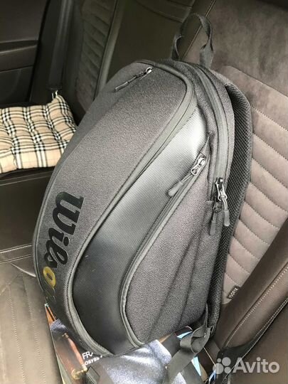 Рюкзак сумка Wilson Federer dna Black Backpack
