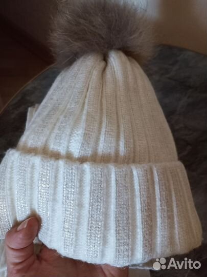 Шапка и шарф для девочки