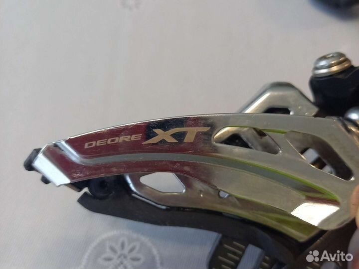 Передний переключатель shimano deore XT