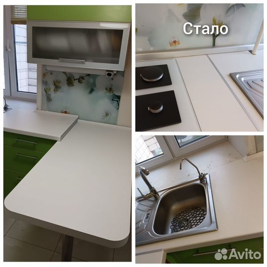 Замена фасадов и столешниц