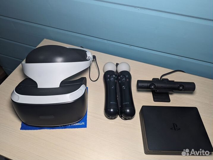 Sony playstation 4 pro + VR + игры