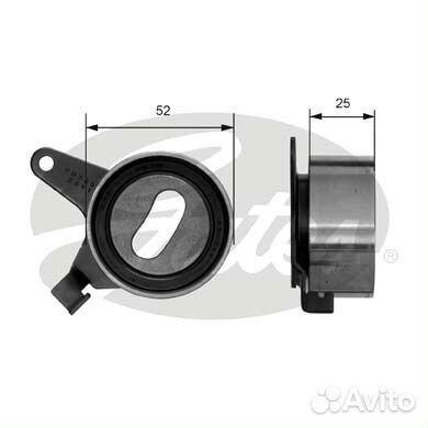 Натяжной ролик ремня грм gates, T41031