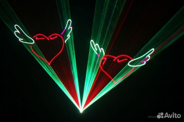 Лазерный анимационный проектор RGB 8W