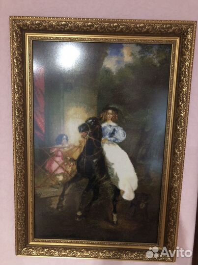 Картина вышитая крестом