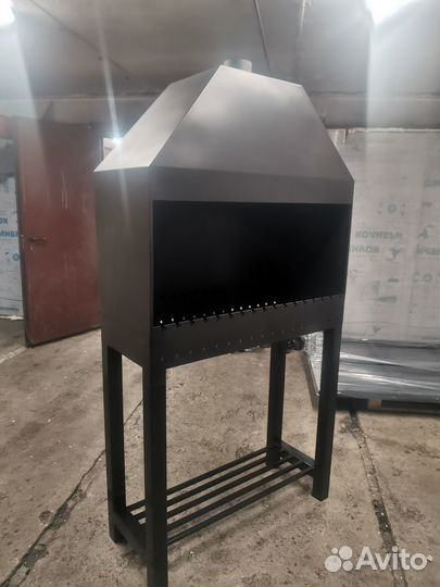 Мангал с вытяжкой