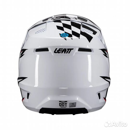 Белый Детский Шлем Leatt Moto 3.5 Jr V25 White