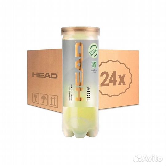 Теннисные мячи Head Tour (72 мяча)